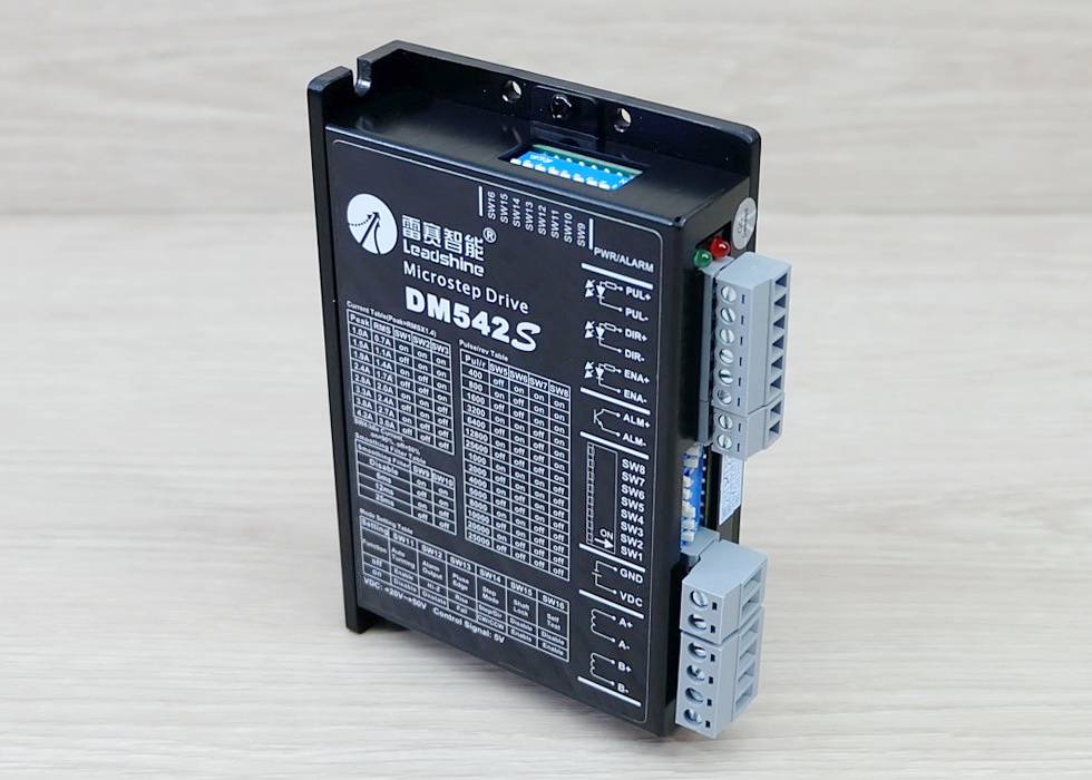 DM542S (Leadshine) Microstep Driver Peak 4.2A, 20-50 VDC 2-phase (Upgrade)