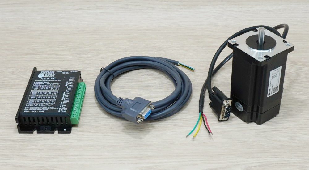 D57CME31 Closed Loop Stepper Motor (Nema 23) แรงบิด 3.1N.m 5A Shaft 8mm + CL57C Driver