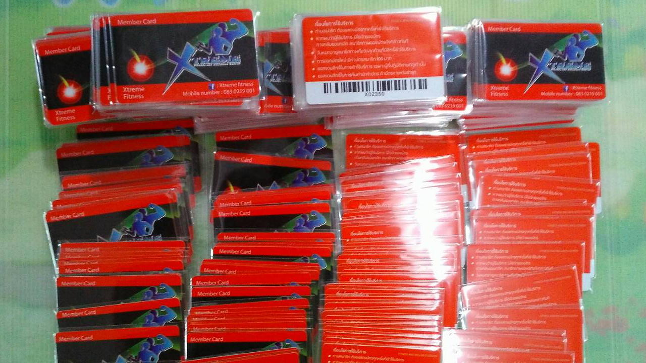บัตรกีฬา เอ็กสตรีม ฟิตเนส ยิม