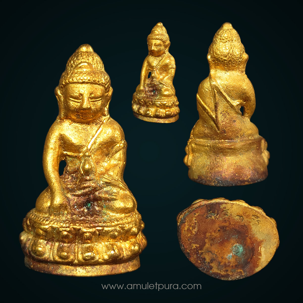 พระกริ่ง-พระชัยวัฒน์ พุทธยอดฟ้า (ชุดใหญ่ 8 องค์) ปี44 วัดสุทัศน์ฯ กรุงเทพฯ (มีโค้ด และหมายเลขกำกับ)