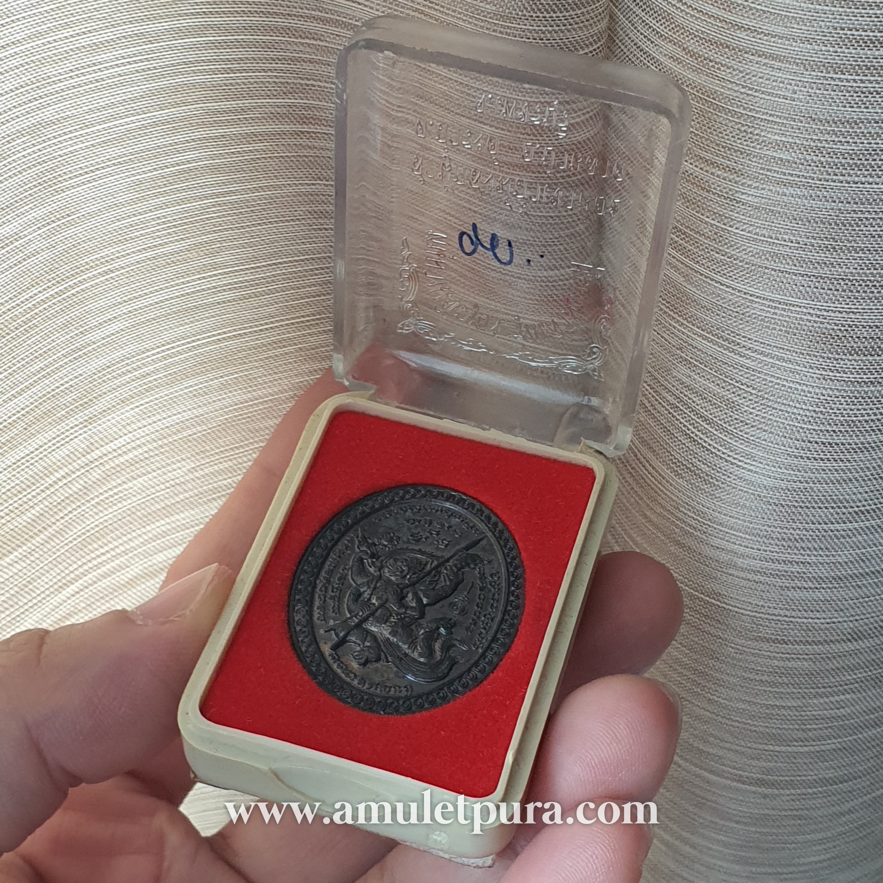 เหรียญหนุมานเชิญธง(นวะโลหะ)รุ่นเสริมบารมี ปี51 พระอาจารย์เล็ก สำนักสงฆ์ถ้ำเขาน้อย จ.เพชรบุรี(มีโค้ด หมายเลข164)