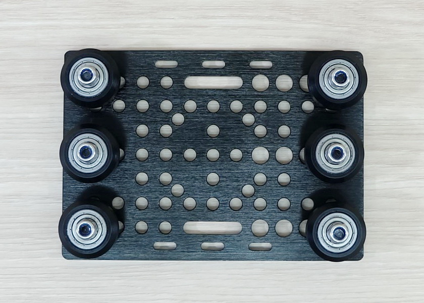 ชุดสำเร็จ V-Slot Gantry Plate 20-80mm T3 x 88 x 127mm + Solid v whee 6 ชุดล้อ