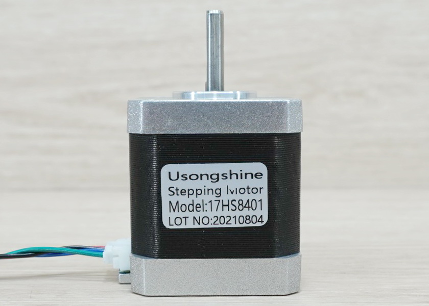 Usongshine - Stepper Motor (Nema17) แรงบิด 48 N.cm 1.5A (17HS8401) Silver End