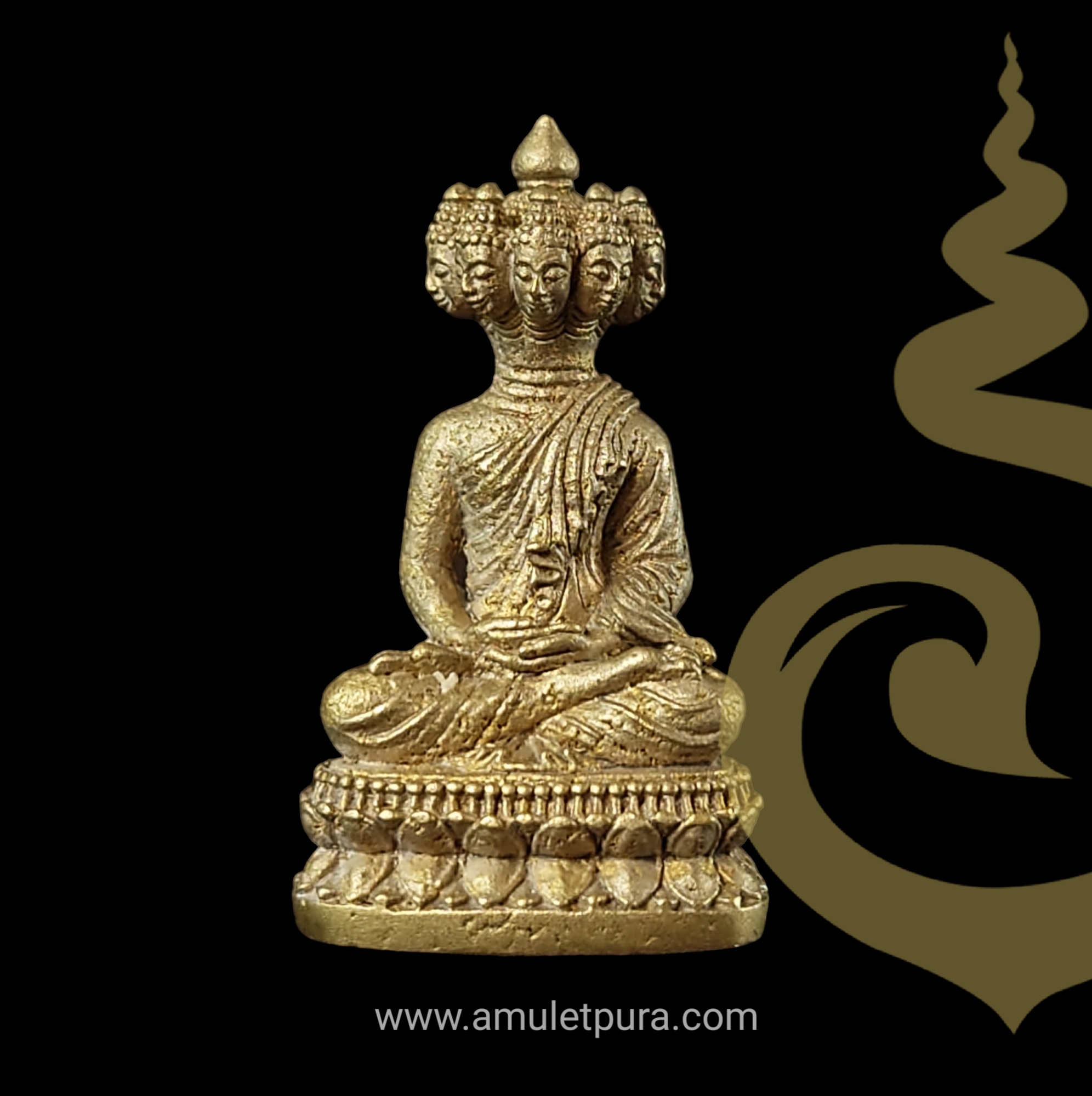 พระเศรษฐีนวโกฏิ เนื้อระฆังเก่า รุ่นแรก รุ่นแซยิด 88ปี โชค ลาภ ฟู ปี52 หลวงพ่อฟู วัดบางสมัคร จ.ฉะเชิงเทรา (ใต้ฐานอุดผง ตอกโค้ด หมายเลข 6736)