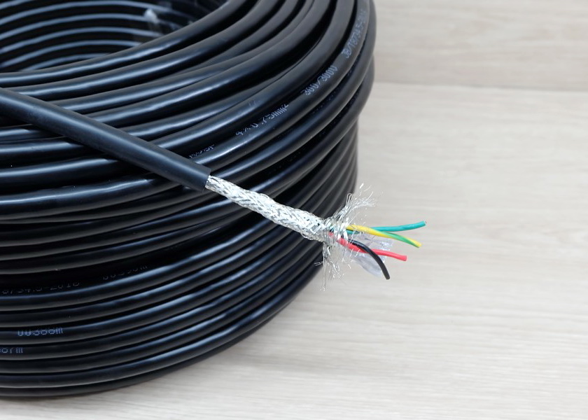 4 core X 0.75 mm² Shielded Wire RVSP Signal Line Shielded Twisted Pair (1m)