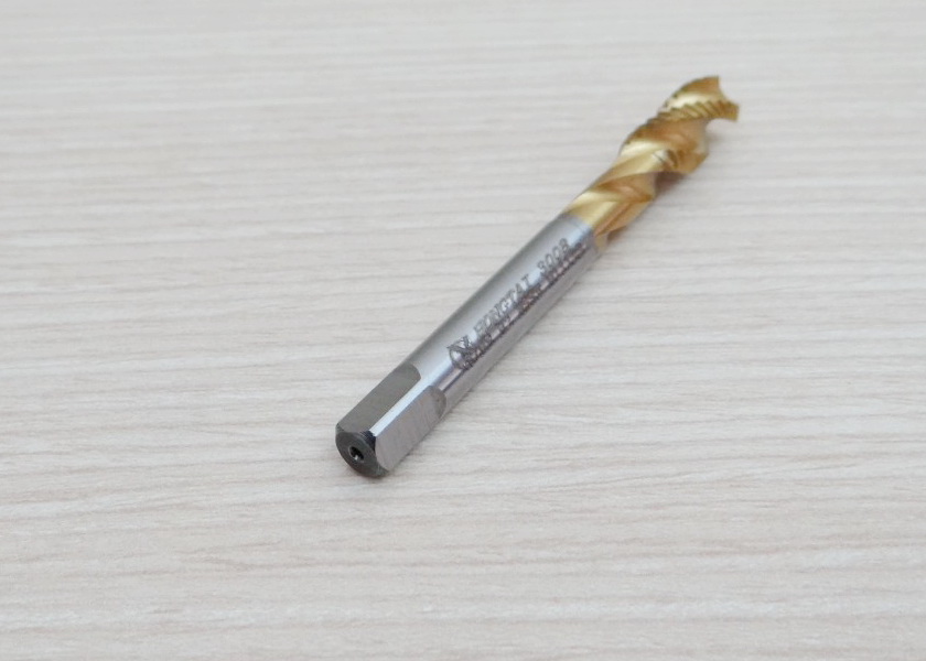 Titanium Coated Thread Tap M8 x 1.25 HSSE Screw Tap