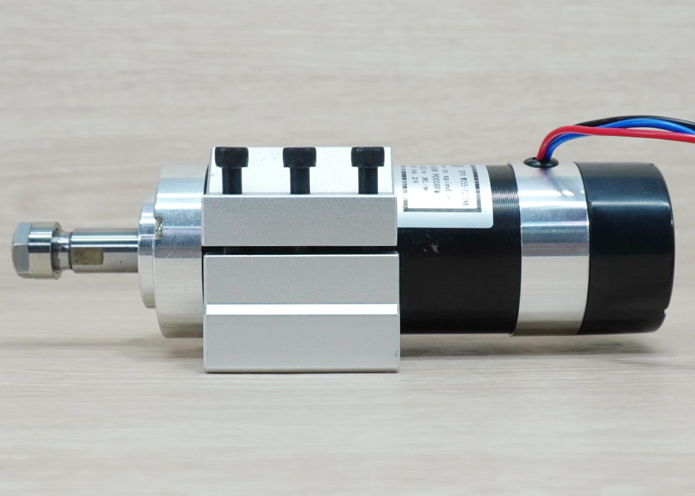 600W ER11 Brushless Spindle DC Motor (Max.9000rpm) + WS55-220WG Brushless DC Motor Driver 48V 600W