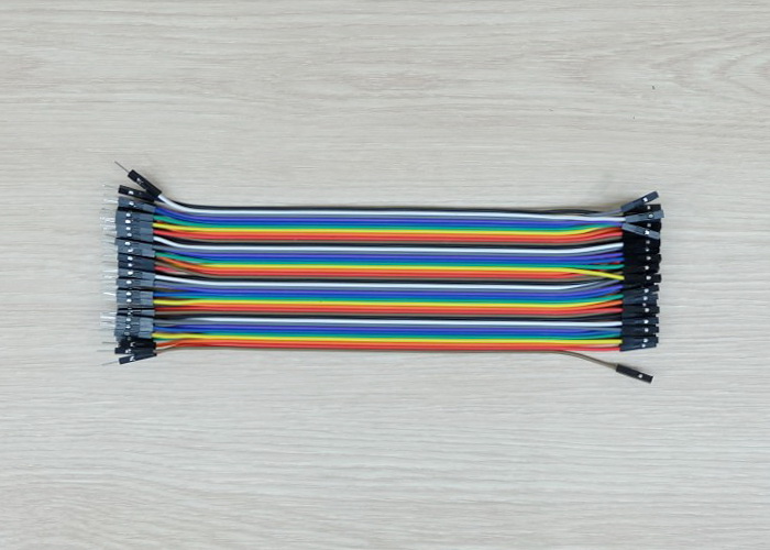 20cm Cable jumper 40P Male-Female (ผู้-เมีย)