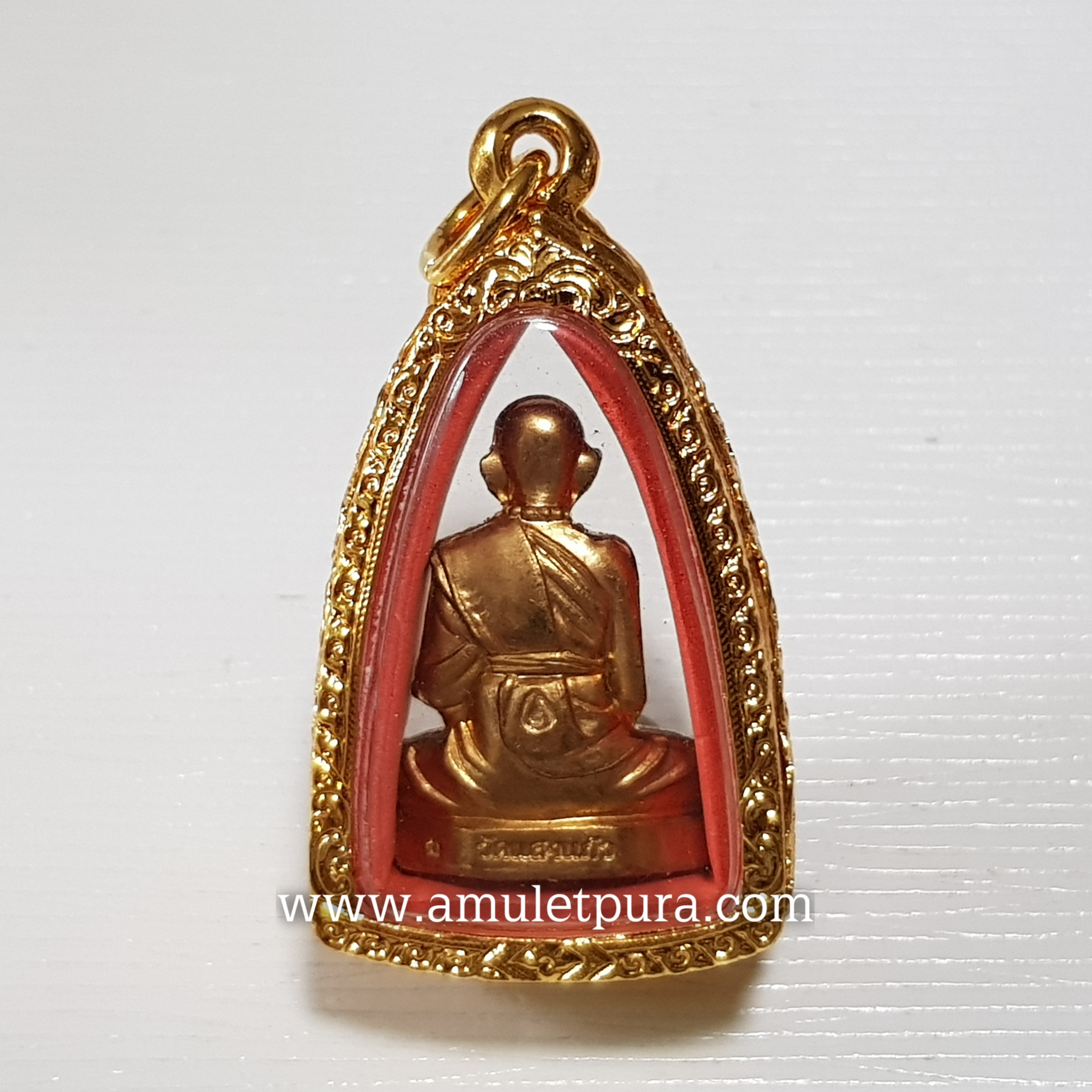 รูปเหมือนปั๊มครูบาอริยชาติ(ทองแดง)รุ่นสรงน้ำ รุ่นแรก ปี55 ครูบาอริยชาติ วัดแสงแก้วโพธิญาณ จ.เชียงราย(พร้อมกรอบไมครอน ตอกโค้ด และหมายเลขกำกับ)