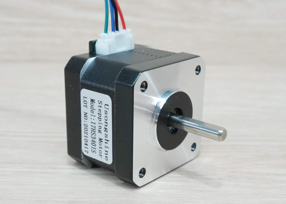 Usongshine - Stepper Motor (Nema17) แรงบิด 29 N.cm 1A (17HS3401S) Black End