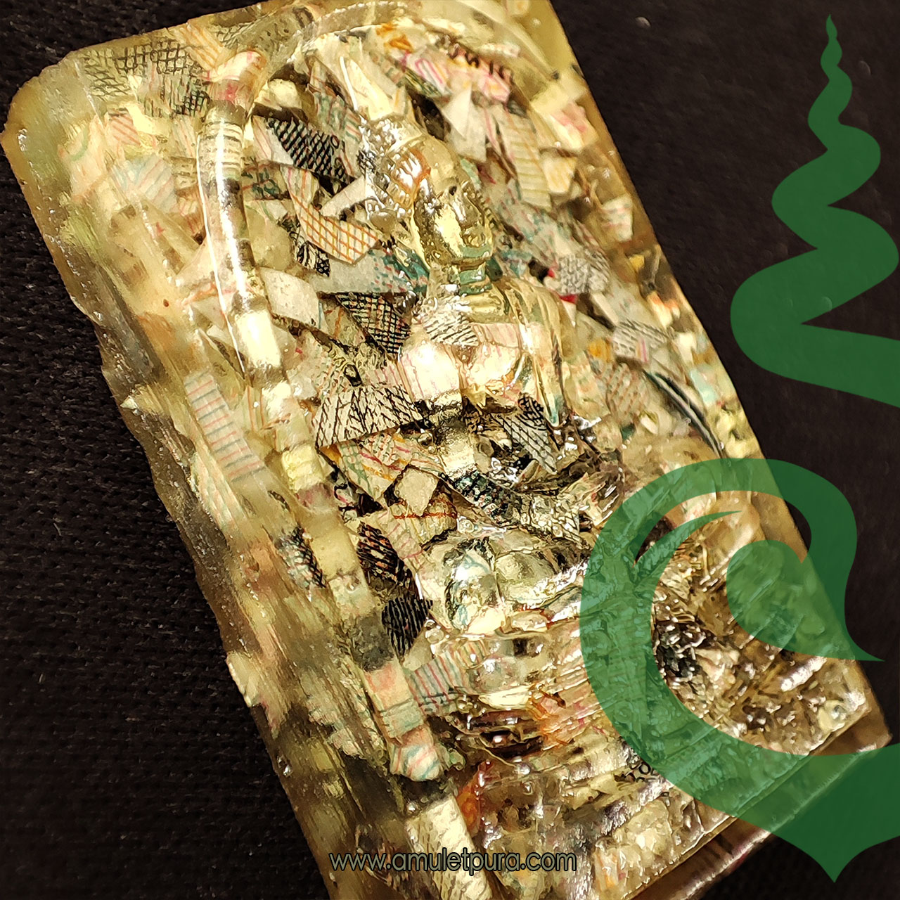 หลวงพ่อพุทธโสธร รุ่นเนื้อแบงค์ขวัญถุงมหาเศรษฐี ปี40 วัดโสธรวรารามวรวิหาร จ.ฉะเชิงเทรา