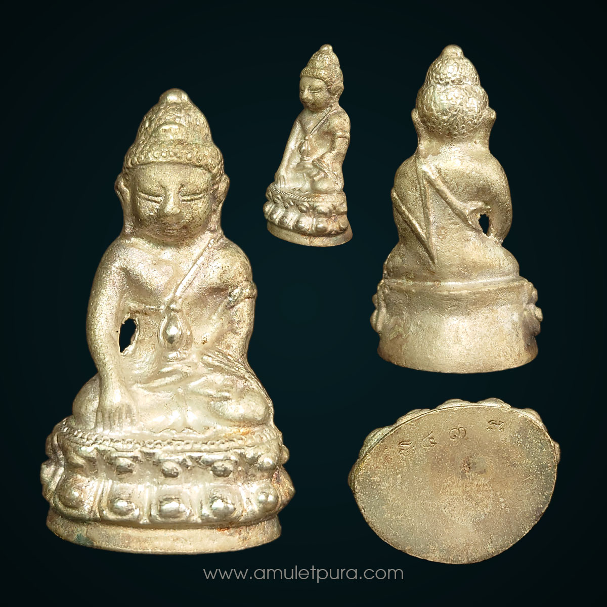 พระกริ่ง-พระชัยวัฒน์ พุทธยอดฟ้า (ชุดใหญ่ 8 องค์) ปี44 วัดสุทัศน์ฯ กรุงเทพฯ (มีโค้ด และหมายเลขกำกับ)