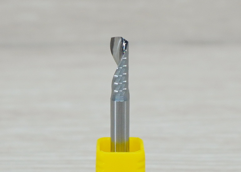 Wood/Acrylic - 4x4x12mm Single Flute Bit Carbide End Mill (SHKxCEDxCEL) เกรด 3A
