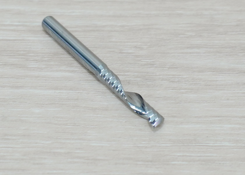 Wood/Acrylic - 4x4x22mm Single Flute Bit Carbide End Mill (SHKxCEDxCEL) เกรด 3A