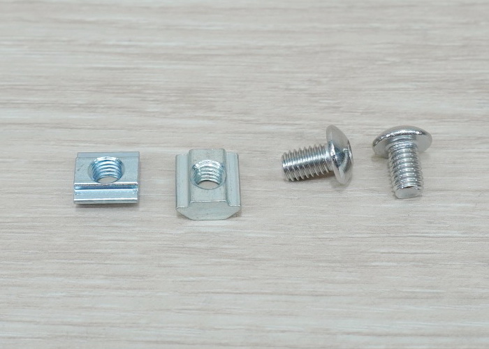 Bracket D 20 สำหรับ Series 20 Alu Profile + ชุดน็อตยืด T-Nut M5 Series 20