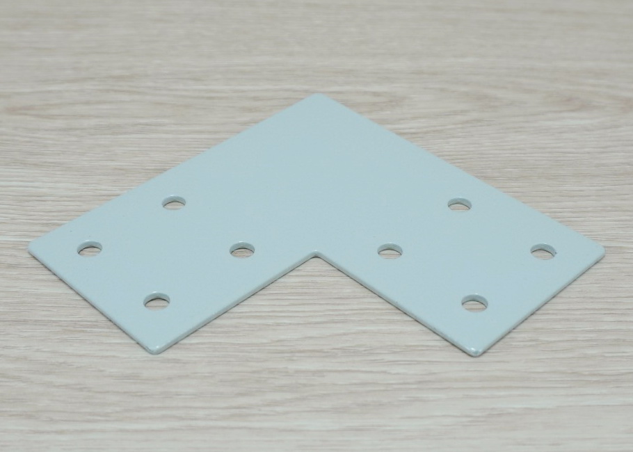 L-Shaped Steel Joint Plate 8-Hole สำหรับ 3060 Alu-Profile