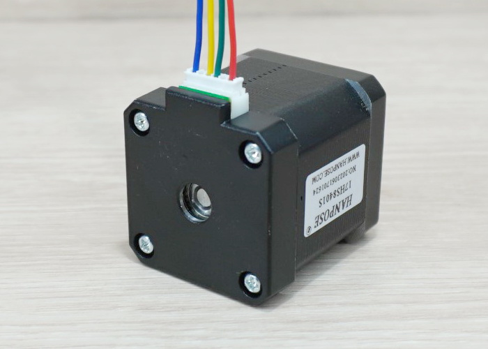 HANPOSE - Stepper Motor (Nema17) แรงบิด 52 N.cm 1.8A (17HS8401S) Black End