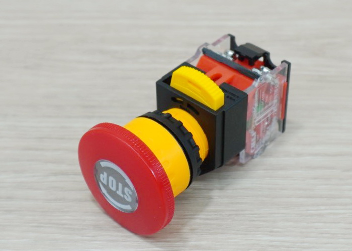 LA38-11ZS (STOP) Emergency Stop Push Button Switch (1NO/1NC) AC440V(Max)10A
