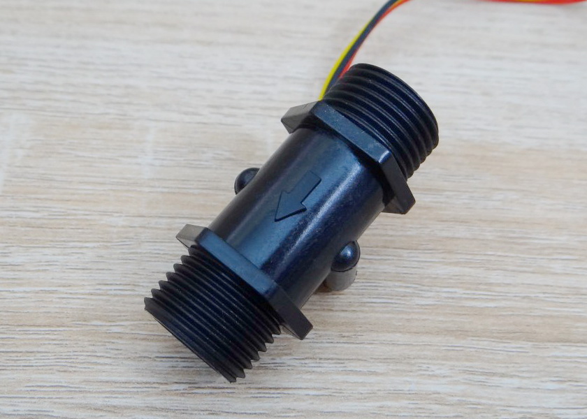 YF-S201C G1/2" Water Flow Sensor Meter 1-30L/min Black