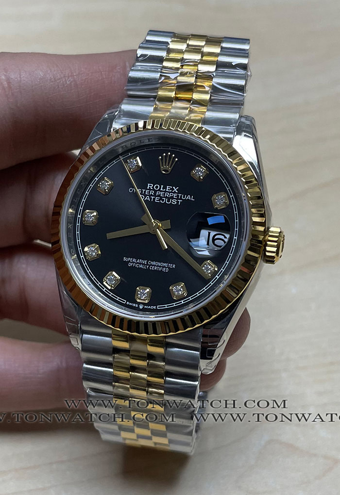ROLEX DATEJUST 36 MM. YELLOWGOLD VSF