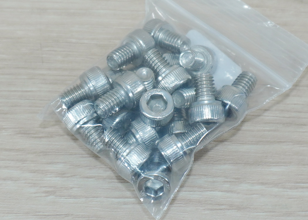 สกรูหัวจมสแตนเลส 304 Screw M6 ยาว 8mm (20ตัว/ถุง)