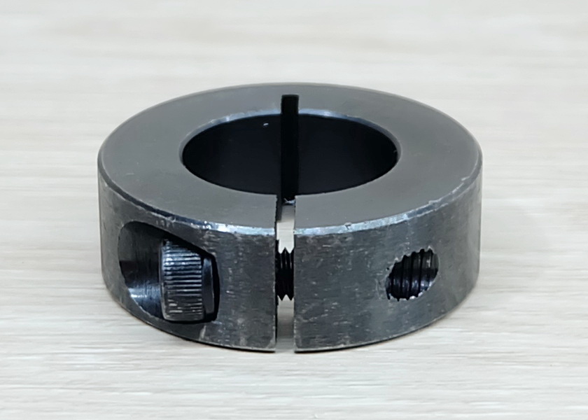 SCS 25x45x15 mm (IDxODxThickness) 45 Steel - Open type optical axis fixing ring