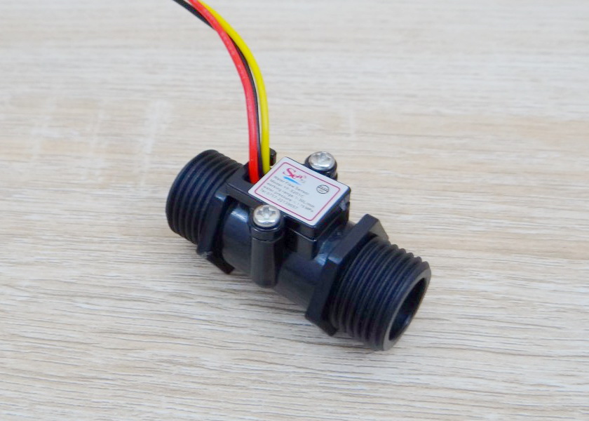 YF-S201C G1/2" Water Flow Sensor Meter 1-30L/min Black