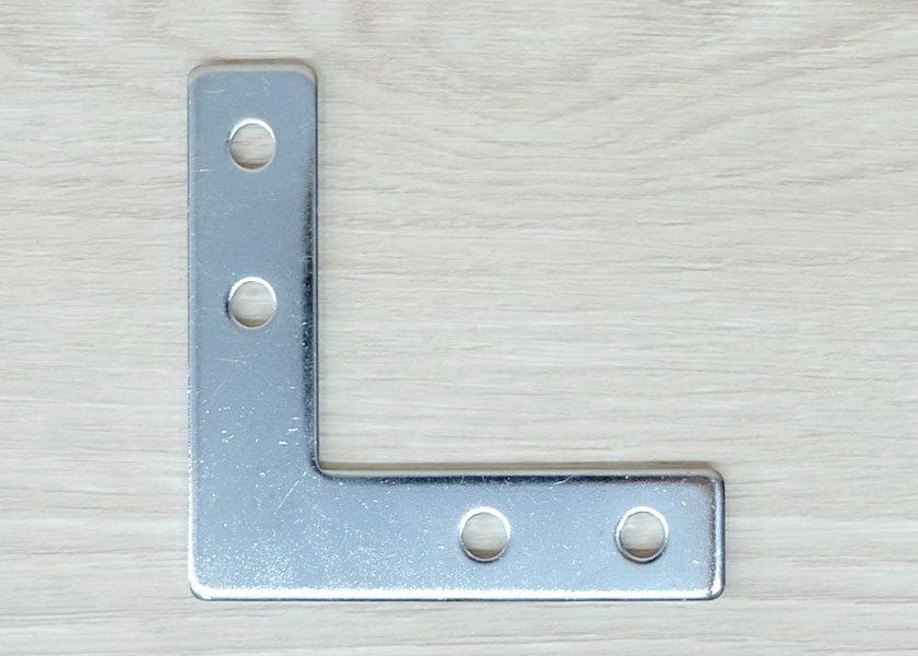 L-Shaped Steel Joint Plate 4-Hole สำหรับ Series 20 Alu-Profile