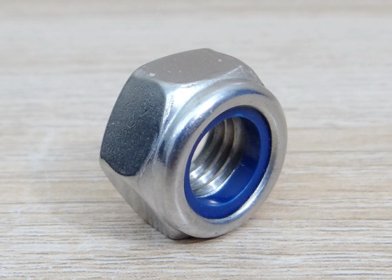 หัวน็อตล็อค Hex Lock Nut M12x1.75