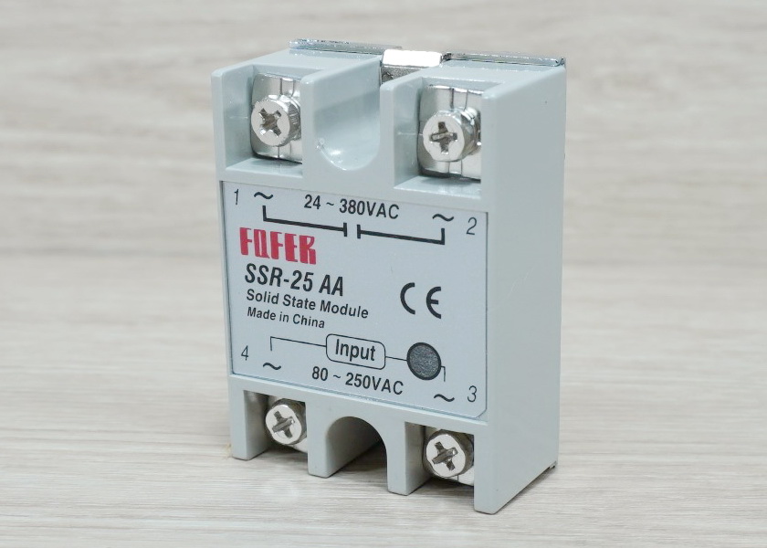 Solid State Relay SSR-25AA, 25A (24-380VAC / 80-250VAC)