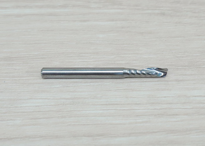 Wood/Acrylic - 3.175x3.175x12mm Single Flute Bit Carbide End Mill (SHKxCEDxCEL) เกรด 3A
