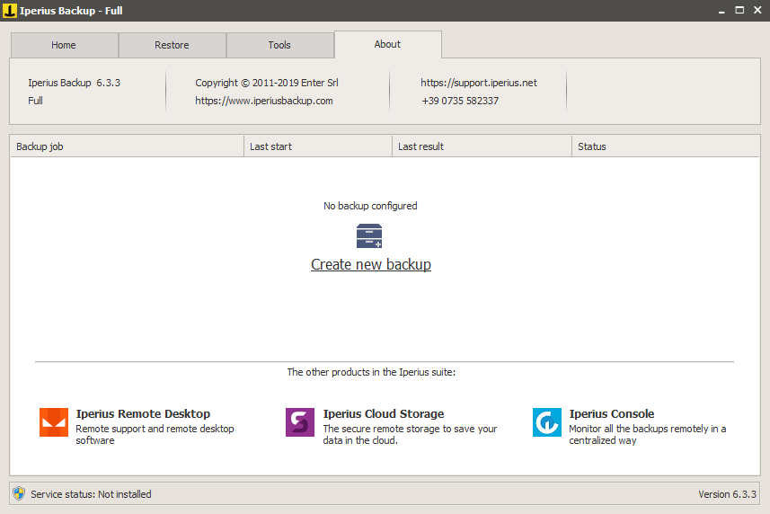 Iperius Backup 2020 คีย์แท้ สามารถใช้งานได้ 1 เครื่อง