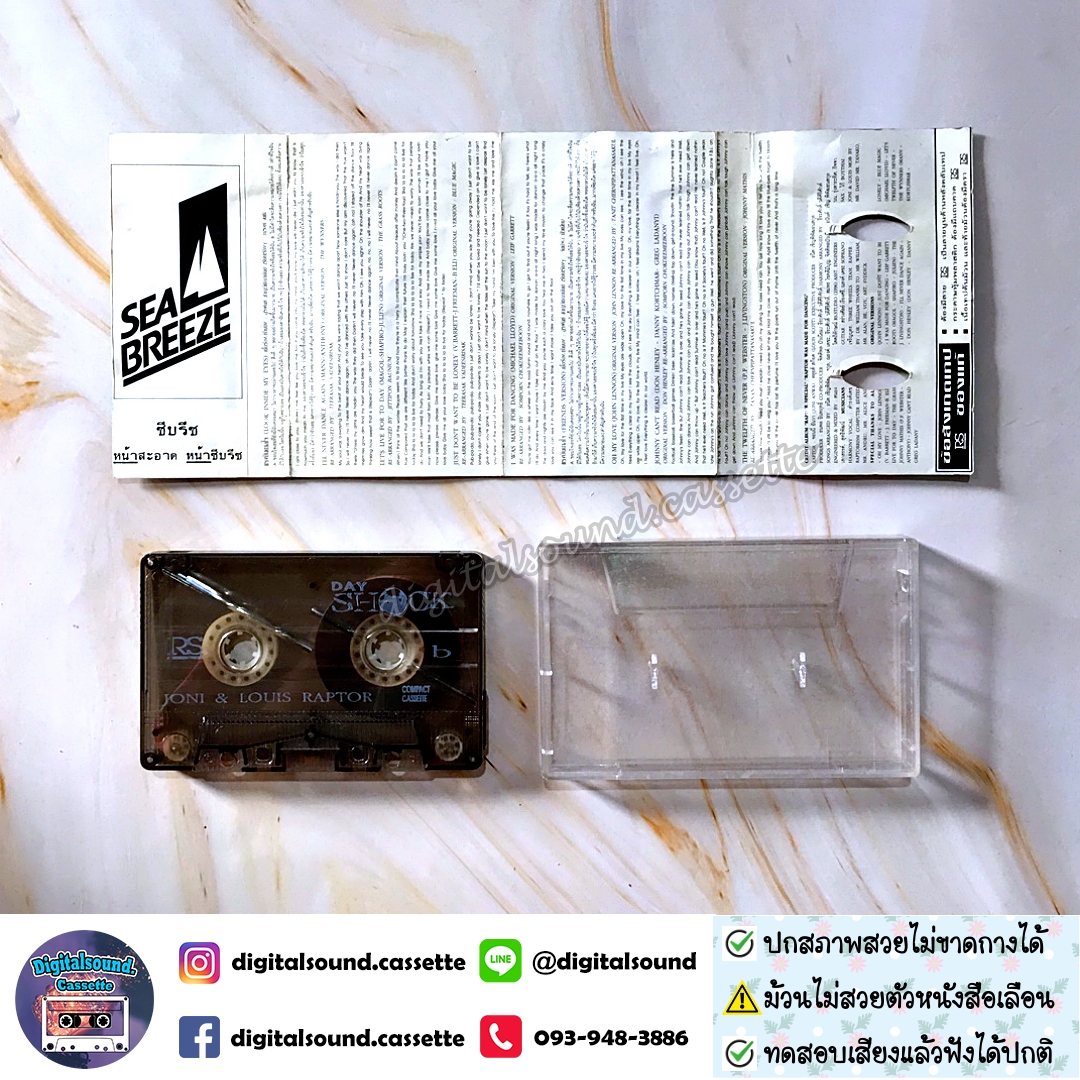 ⚠️ปกไม่สวย เทปคาสเซ็ท เทปเพลง แร็พเตอร์ Raptor อัลบั้ม Day Shock