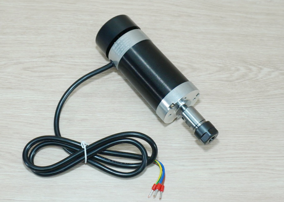 500W ER16 Brushless Spindle DC Motor (Max.12000rpm) + WS55-220 Brushless DC Motor Driver 48V 500W
