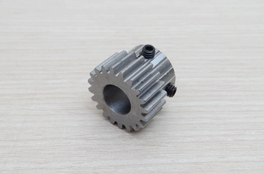 Spur Gear Pinion 1.0 Mod 20Teeth Bore 10mm (straight teeth - เฟืองตรง)