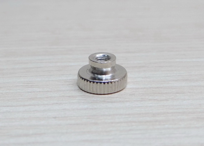 M3 knurled Nut (Nickel-plated)