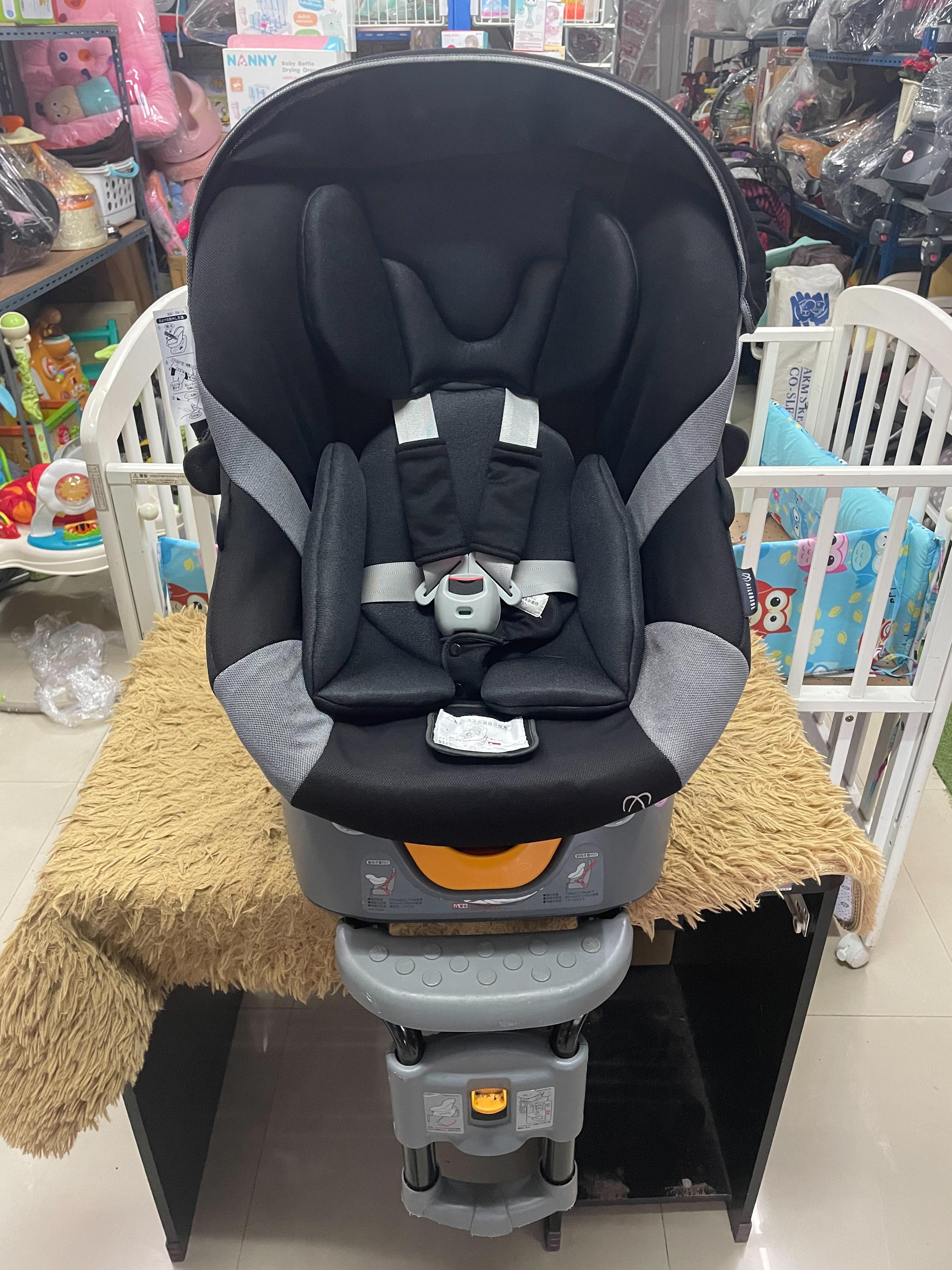 Ailebebe คาร์ซีท Ailebebe Kurutto Premium สีดำ สภาพสวย 90%
