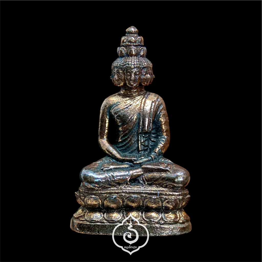 พระมหาเศรษฐีนวโกฏิ (พิมพ์เล็ก เนื้อนวะโลหะ) พิธีเสาร์ 5 มหาเศรษฐี ปี53 วัดสระเกศ และวัดไตรมิตร อ.ลักษณ์ เรขานิเทศ (ใต้ฐาน ตอกโค้ด)