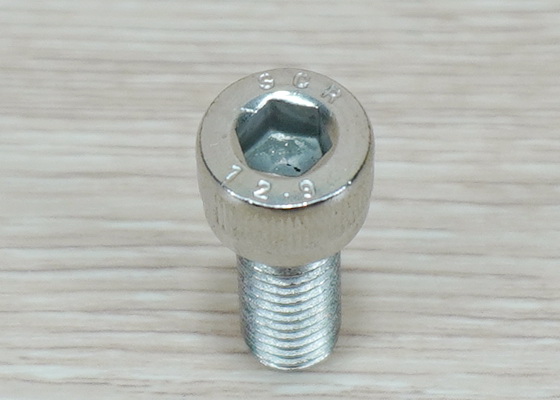 Hex Socket Cap Screw M8x35mm Nickel-plated (10ตัว/ถุง)