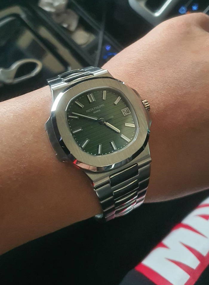 PATEK 5711 OLIVE GREEN 3KF V2