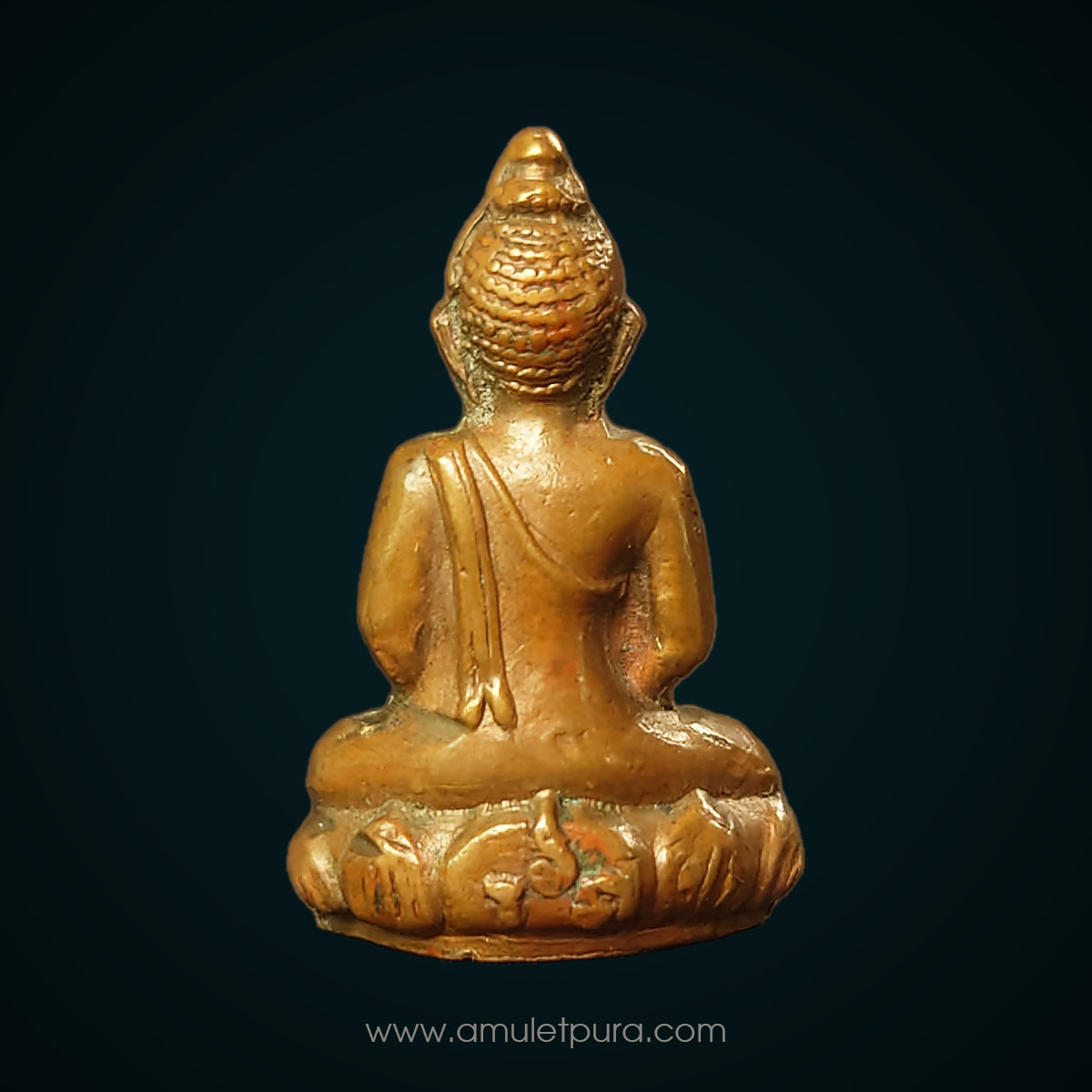 พระกริ่งกรมการรักษาดินแดน (กริ่ง ร.ด.) เนื้อทองเหลือง ปี13 เจ้าคุณนรฯ วัดเทพศิรินทร์ อธิษฐานจิต (ตอกโค้ด ดาบไขว้ที่ใต้ฐาน กริ่งดัง)