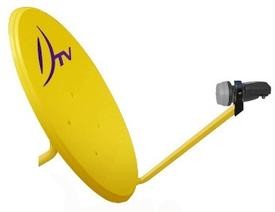 หน้าจาน DTV (สีเหลือง) ขนาด 60 ซ.ม.+ LNB 11300 ราคา 600 บาท