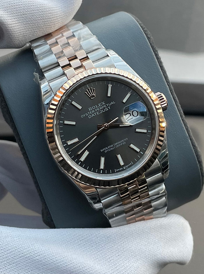 ROLEX DATEJUST 36 MM. ROSEGOLD EWF