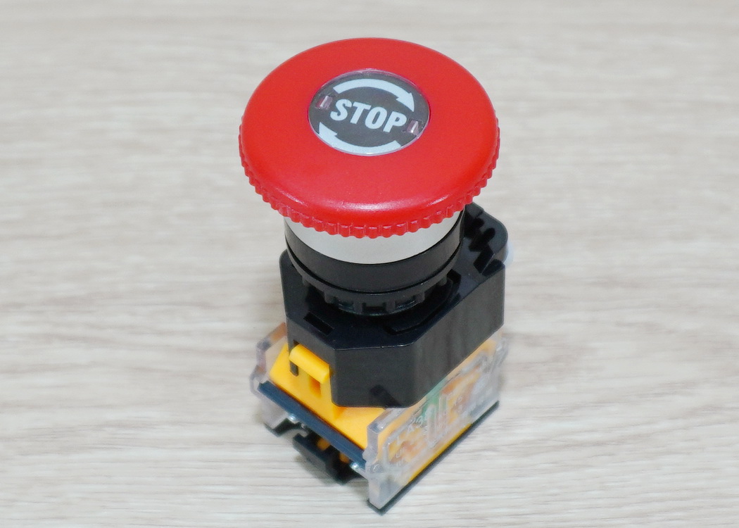LA38-11ZS (STOP) Emergency Stop Push Button Switch (1NO/1NC) AC440V(Max)10A