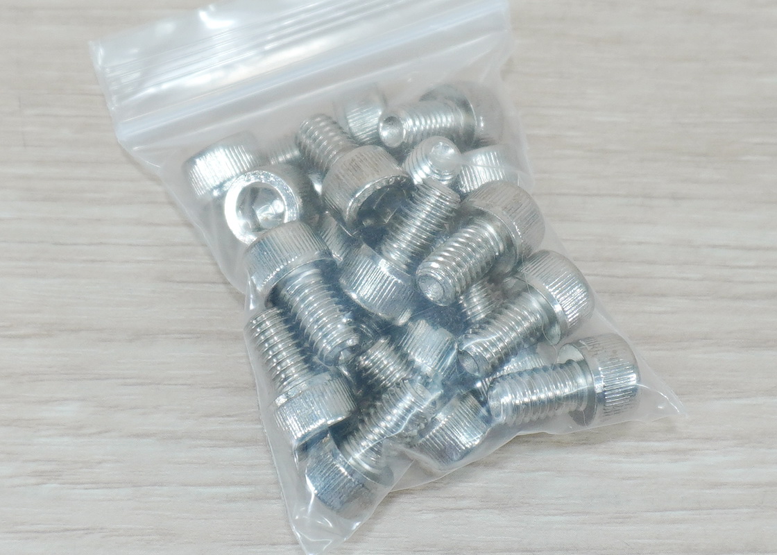 Hex Socket Cap Screw M6x10mm Nickel-plated (20ตัว/ถุง)