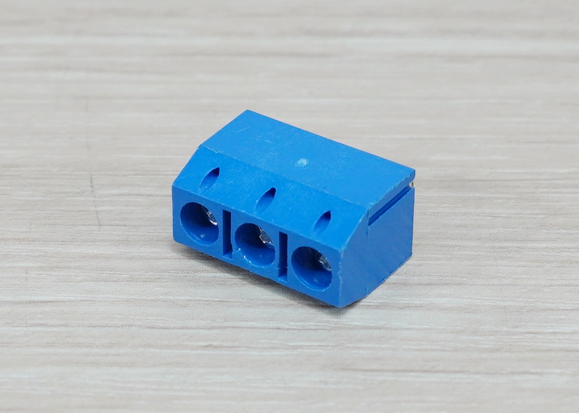 KF301- 3P Blue Terminal Block (5.08-301-3P) (ชุด 10 ตัว)