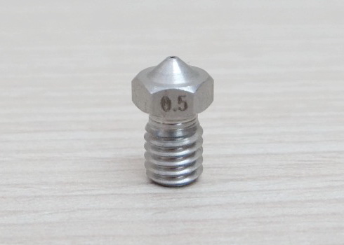 0.5mm 3D Printer Nozzles Stainless Steel V5 V6 for 1.75mm Filament
