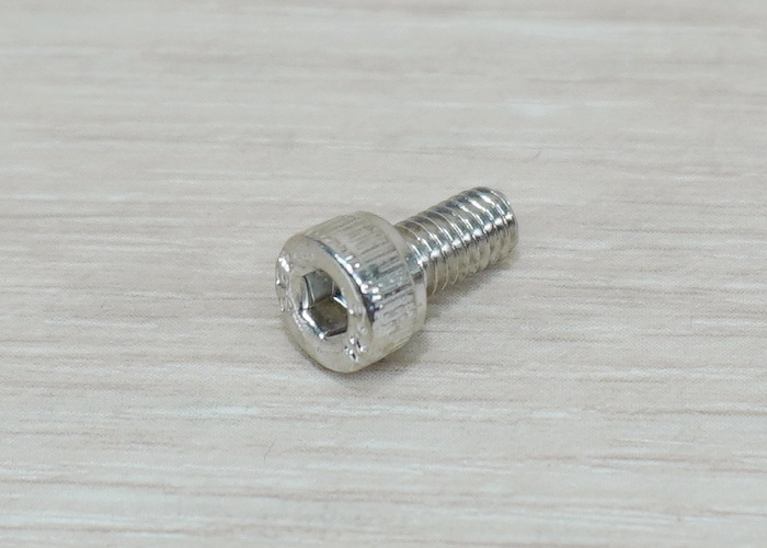 Hex Socket Cap Screw M4x10mm Nickel-plated (20ตัว/ถุง)