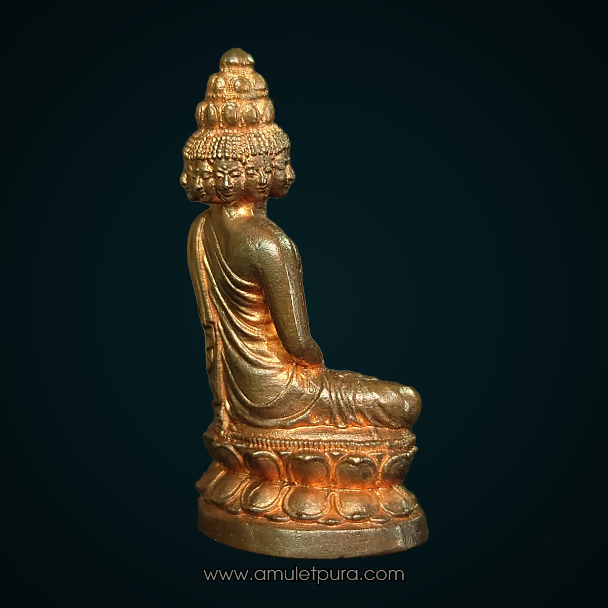 พระมหาเศรษฐีนวโกฏิ เนื้อนวะโลหะแก่ทอง พิมพ์ใหญ่ พิธีเสาร์ 5 มหาเศรษฐี ปี53 วัดสระเกศ และวัดไตรมิตร อ.ลักษณ์ เรขานิเทศ (หมายเลข 5475)