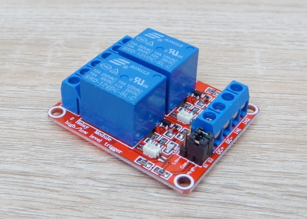 2-Channel 12V Relay Isolation Control Module 250V/10A